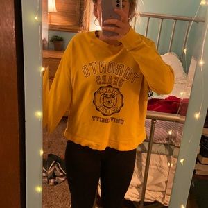 Yellow oversized long sleeve
